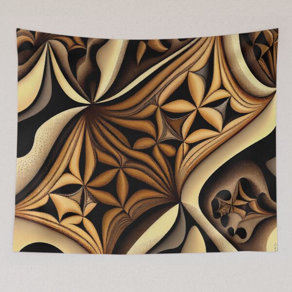 Item preview, Ancient Bright Brown Desert Modern Pattern Digital Painting designed and sold by CodeAndColors.