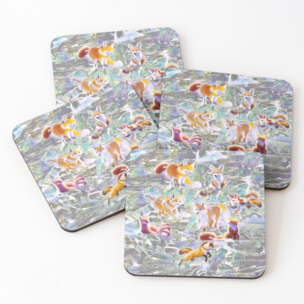 Item preview, kitsune, foxes, animals, designed and sold by Maria Mihailova.