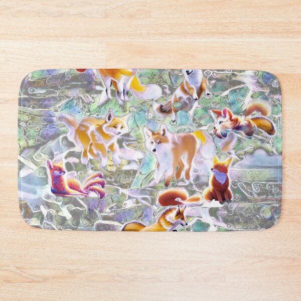 Item preview, kitsune, foxes, animals, designed and sold by Maria Mihailova.