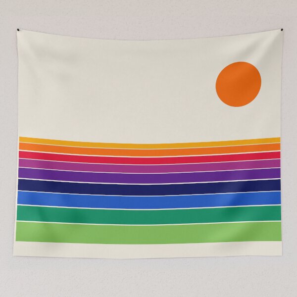 Artikelvorschau, Coolie - Retro 70er Jahre Stil Rückschritt Sonnenuntergang Sonnenaufgang socal Cali Strand Vibes entworfen und verkauft von 78designs.