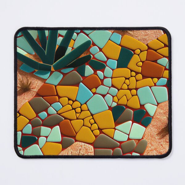 Item preview, Fine Mosaic Desert Modern Pattern Digital Painting designed and sold by CodeAndColors.