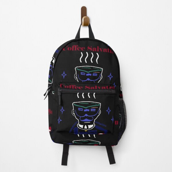 Item preview, Coffee Salvation - Blue, Black and Red Hipster Style Art designed and sold by Vintage Hustle.