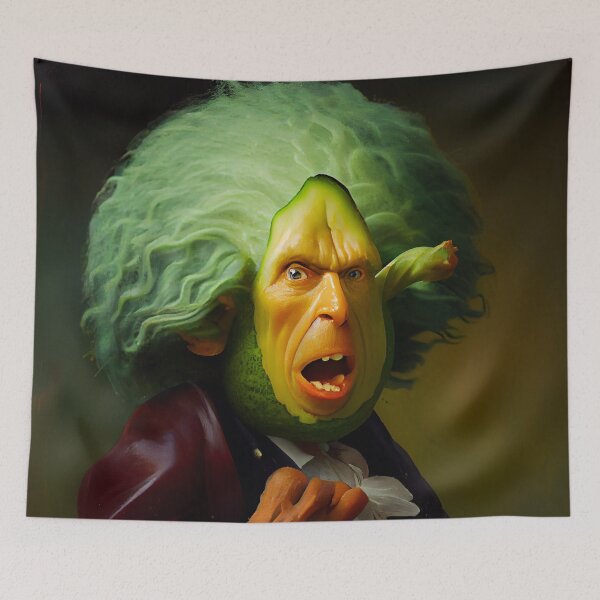 Artikelvorschau, Mollifying the Blase Avocado Digital Painting entworfen und verkauft von CodeAndColors.