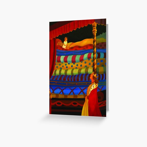THE PRINCESS AND THE PEA Greeting Card