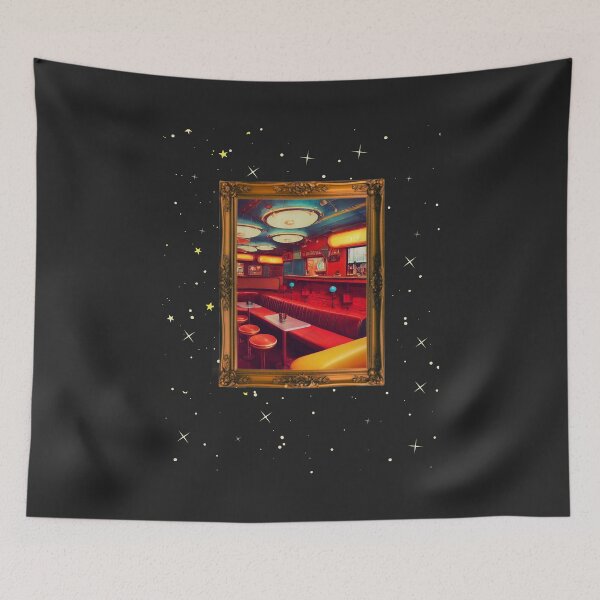 Item preview, Colourful pop restaurant in the 1980s designed and sold by ImaginableAI.