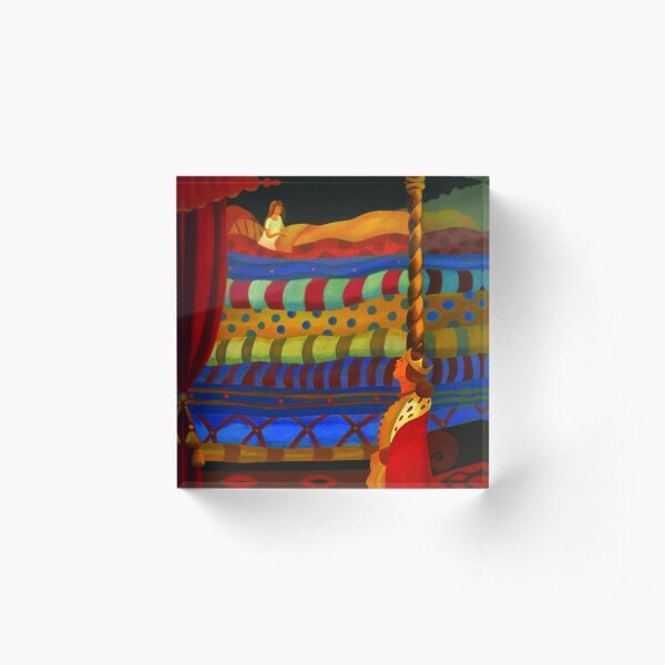THE PRINCESS AND THE PEA Acrylic Block