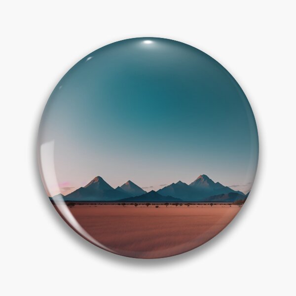 Item preview, A Minimalist Landscape with a Single Mountain Peak in the Distance Ai Generated Art designed and sold by AiGens.