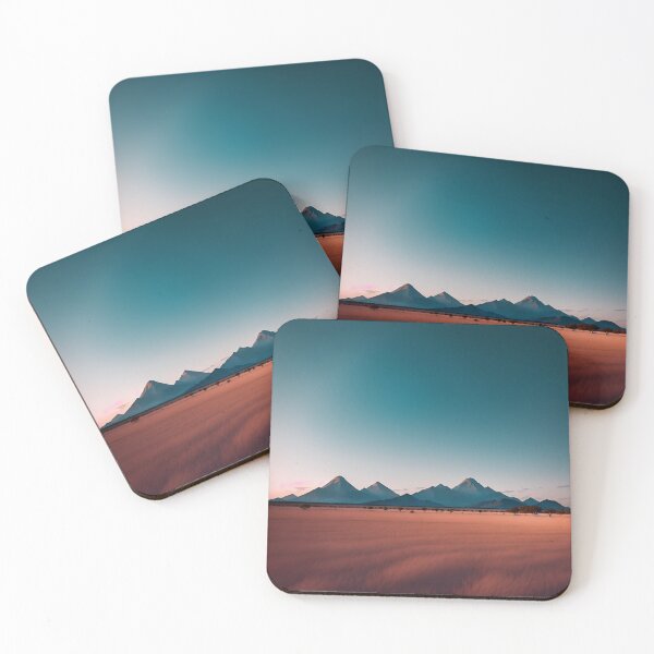 Item preview, A Minimalist Landscape with a Single Mountain Peak in the Distance Ai Generated Art designed and sold by AiGens.