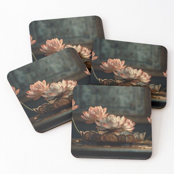 Item preview, Lotus Flowers best lighting zen interior Wall Art, Spiritual, Spa Wall art Ratio 16:9 -10 designed and sold by jetaiart.