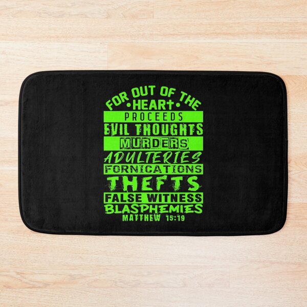 Item preview, Matthew 15:19 Out Of The Heart designed and sold by plushism.
