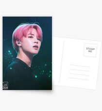 Green sparkles Postcards