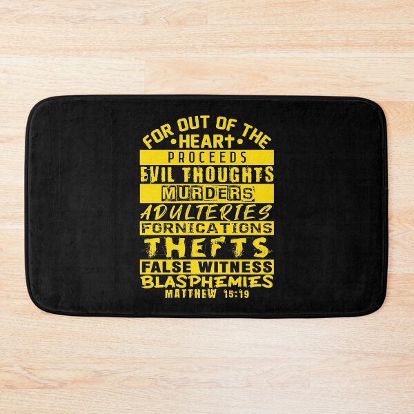 Item preview, Matthew 15:19 Out Of The Heart designed and sold by plushism.