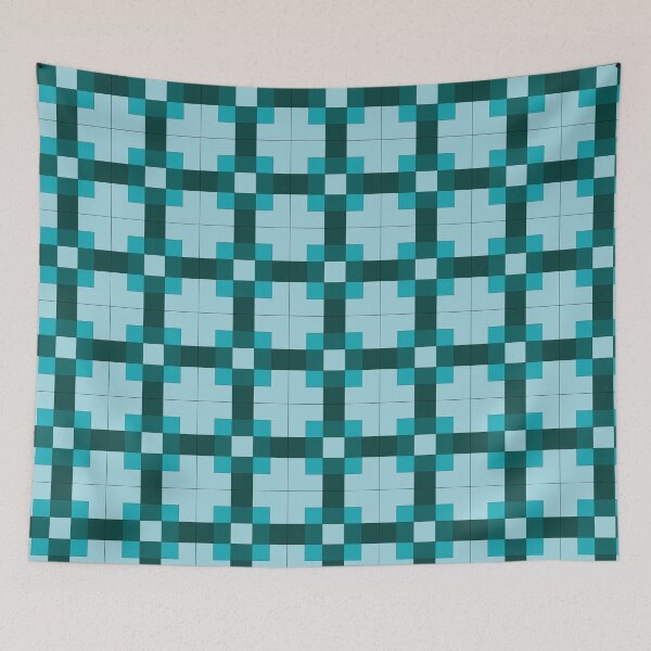 Item preview, Blue check pattern. designed and sold by viktoriaart0303.