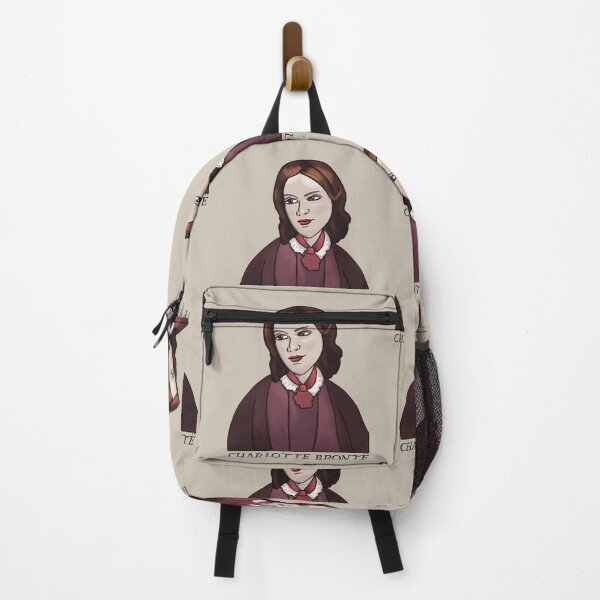 Item preview, Charlotte Brontë Cartoon Portrait designed and sold by CastlesClassics.