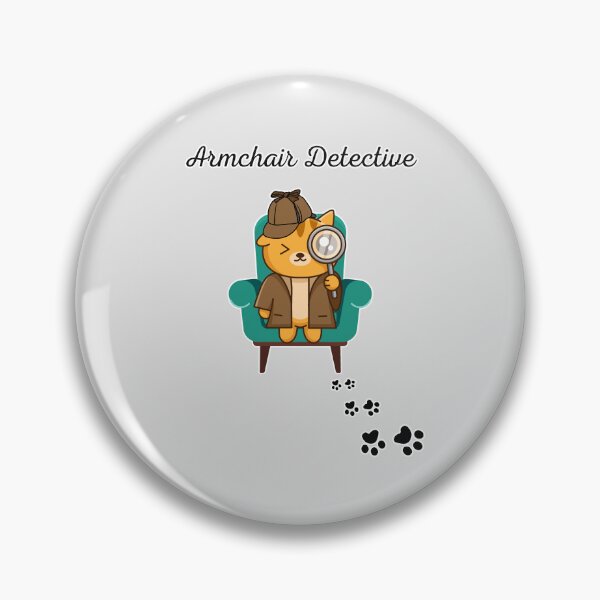 Artikelvorschau, Sessel-Detektiv - Netter Katzen-Detektiv entworfen und verkauft von akaiawa.