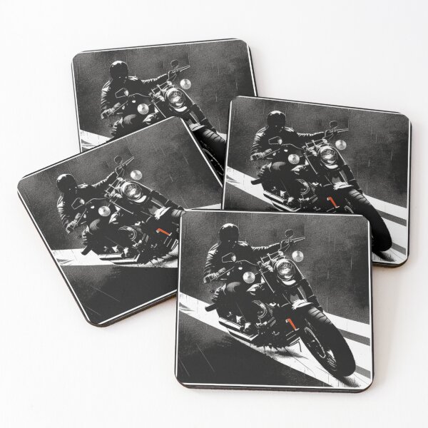 Item preview, Harley Davidson American Flag Dark Comic Art designed and sold by NoHeroesForSale.