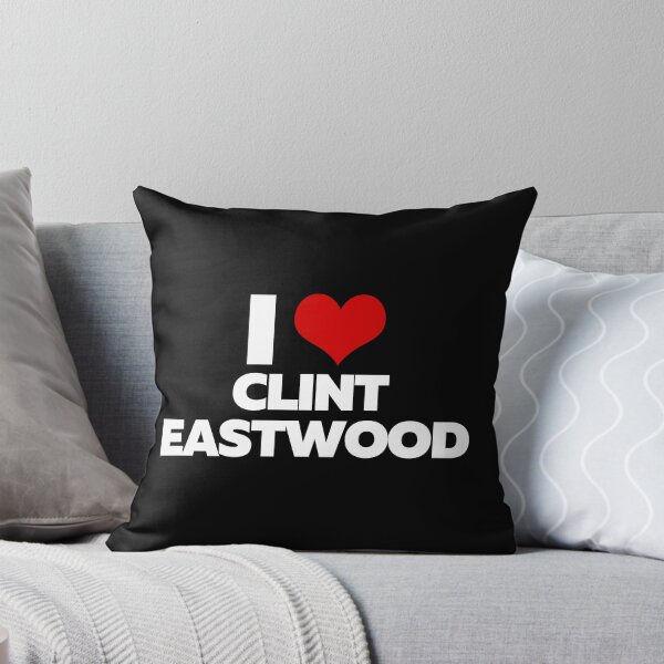 Item preview, I Love Clint Eastwood (White Text) designed and sold by theartcreatore.