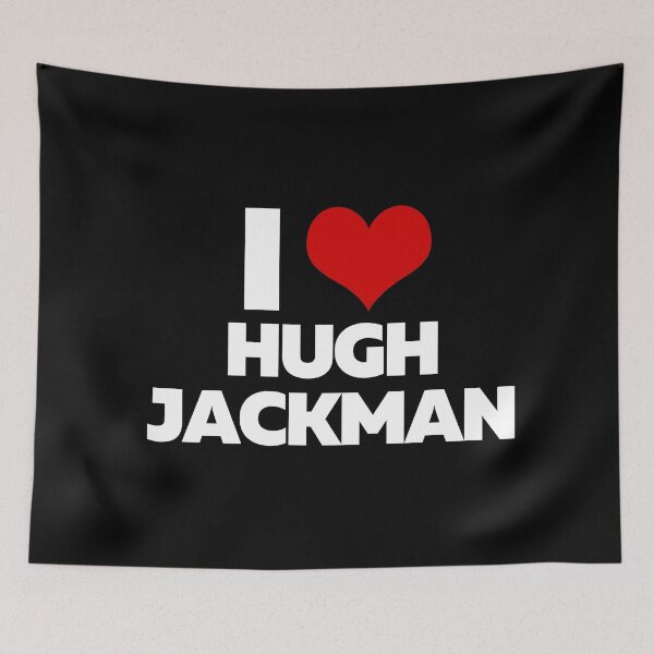 Item preview, I Love Hugh Jackman (White Text) designed and sold by theartcreatore.
