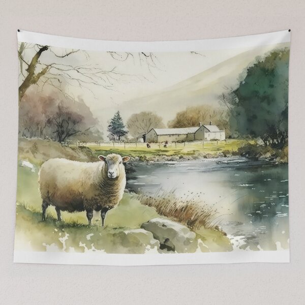 Item preview, Sheep of the Golden Valley  01 designed and sold by artgoldenvalley.