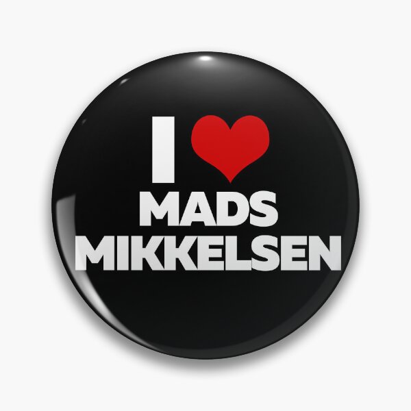 Artikelvorschau, I Love Mads Mikkelsen (White Text) entworfen und verkauft von theartcreatore.