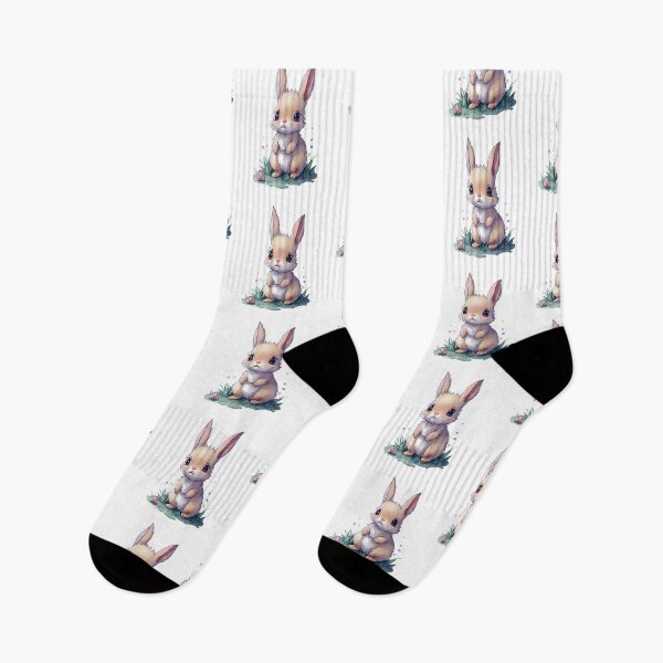 Item preview, Hope into happiness with this adorable rabbit artwork designed and sold by Vvisions.