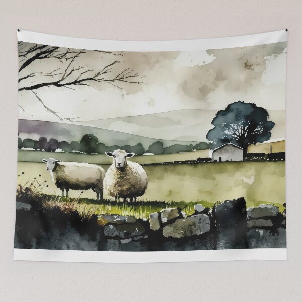 Item preview, Sheep of the Golden Valley 02 designed and sold by artgoldenvalley.