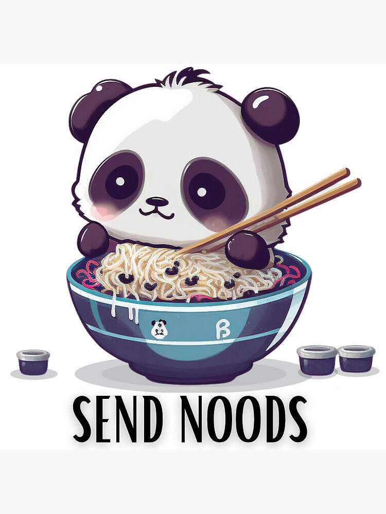 Cute and Funny Foodie Panda Design