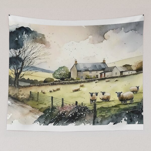 Item preview, Sheep of the Golden Valley 05 designed and sold by artgoldenvalley.