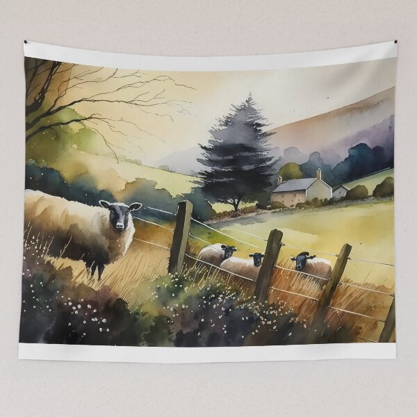 Item preview, Sheep of the Golden Valley 06 designed and sold by artgoldenvalley.