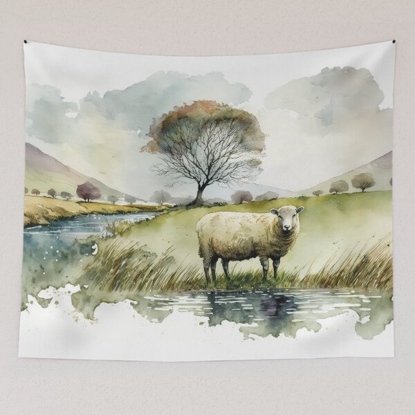 Item preview, Sheep of the Golden Valley 07 designed and sold by artgoldenvalley.