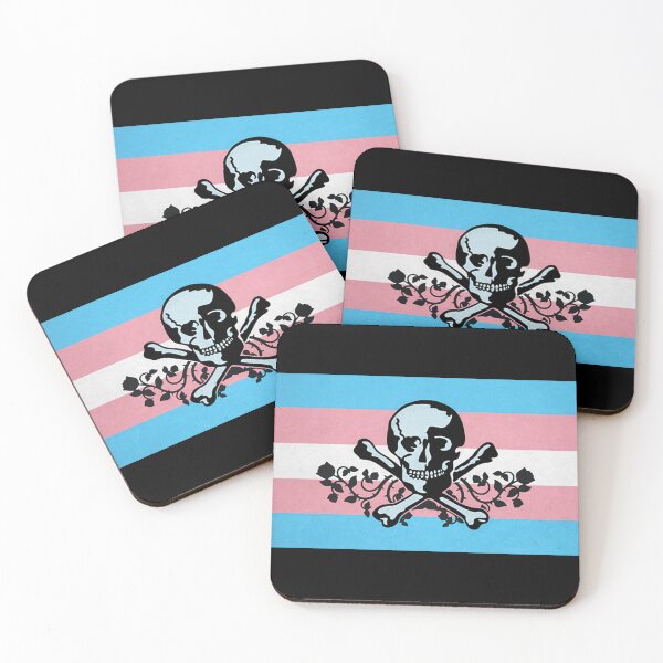 Item preview, Trans Pride Pirate Flag designed and sold by ramonkaurica.