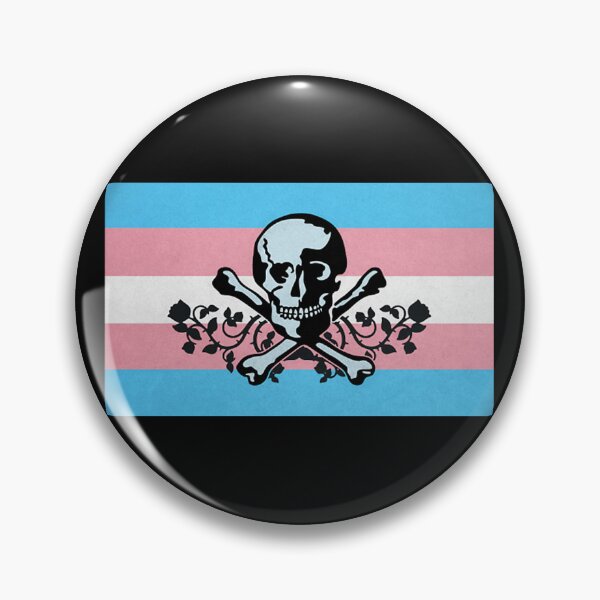 Item preview, Trans Pride Pirate Flag designed and sold by ramonkaurica.