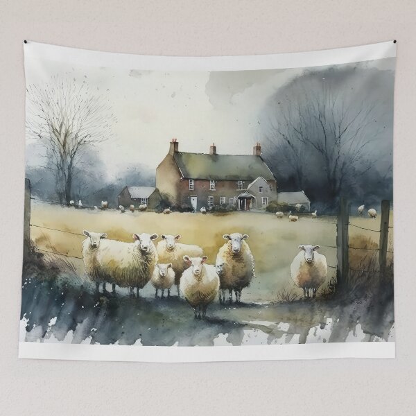 Item preview, Sheep of the Golden Valley 08 designed and sold by artgoldenvalley.
