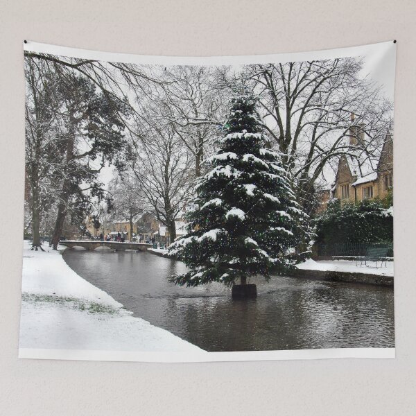Item preview, Bourton on the Water Christmas Tree Cotswolds designed and sold by AndyEvansPhotos.