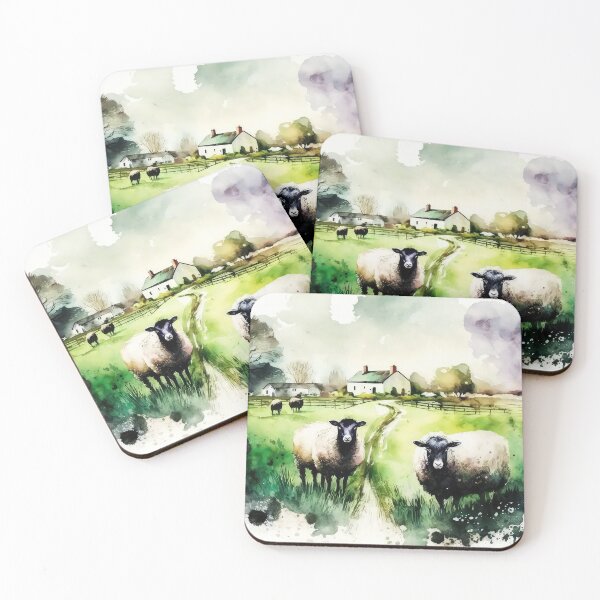 Item preview, Sheep of the Golden Valley 10 designed and sold by artgoldenvalley.
