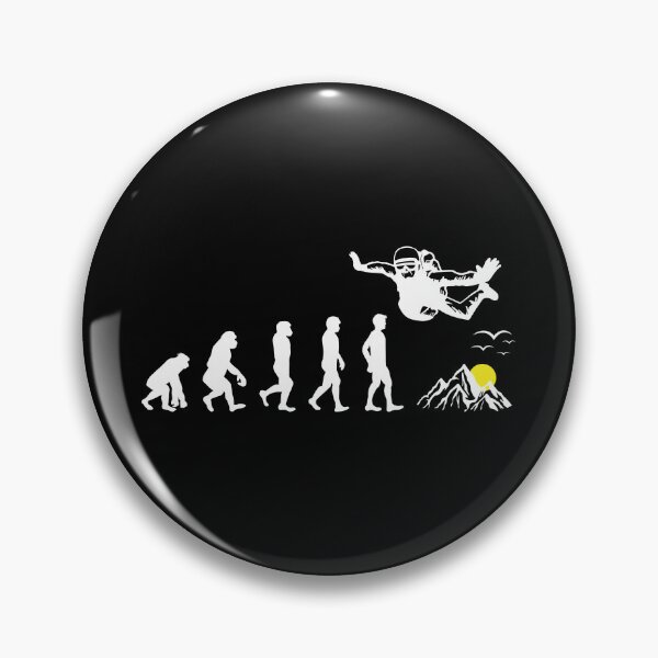 Item preview, Skydiving Skydive Skydiver Parachuting Evolution designed and sold by TastefulTees.