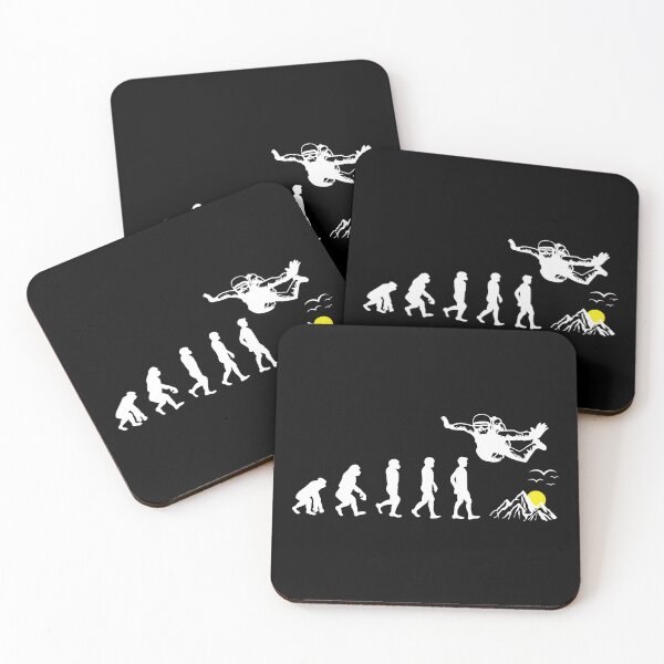 Item preview, Skydiving Skydive Skydiver Parachuting Evolution designed and sold by TastefulTees.