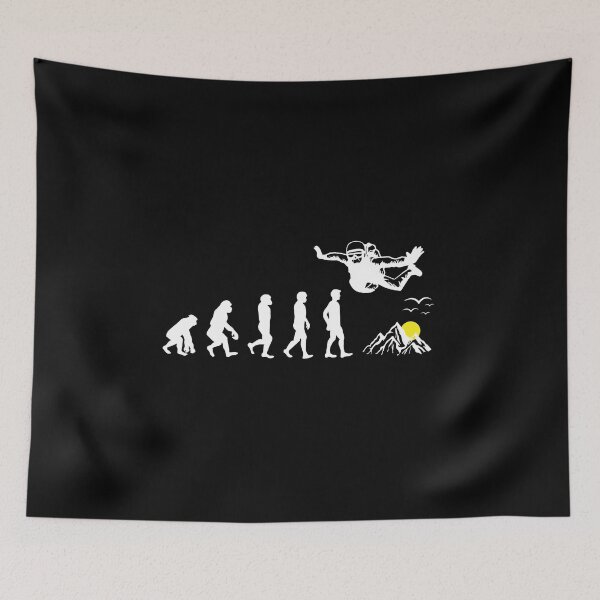 Item preview, Skydiving Skydive Skydiver Parachuting Evolution designed and sold by TastefulTees.