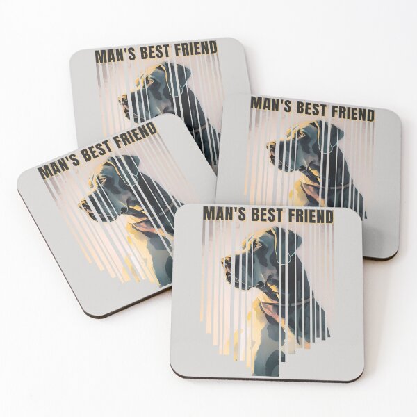Item preview, Man's Best Friend Great Dane Watercolor Descending Stripes designed and sold by Print-A-Joke.