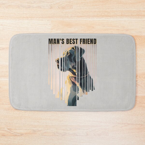 Item preview, Man's Best Friend Great Dane Watercolor Descending Stripes designed and sold by Print-A-Joke.