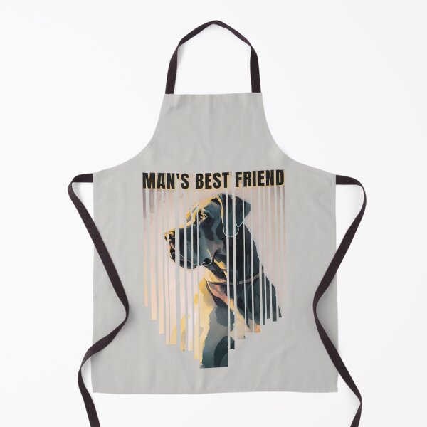 Item preview, Man's Best Friend Great Dane Watercolor Descending Stripes designed and sold by Print-A-Joke.