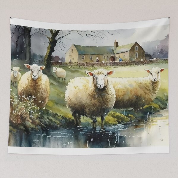 Item preview, Sheep of the Golden Valley 11 designed and sold by artgoldenvalley.
