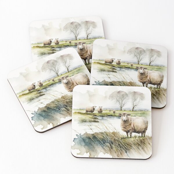 Item preview, Sheep of the Golden Valley 12 designed and sold by artgoldenvalley.