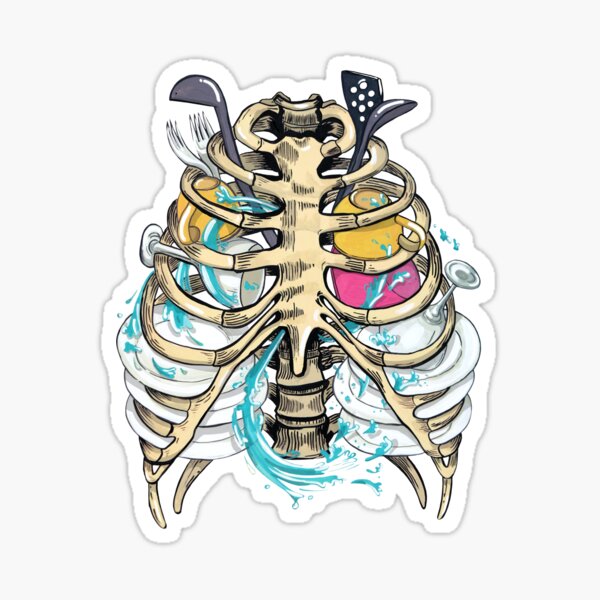 Clean a dishes Sticker