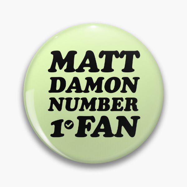 Item preview, Fan número uno de Matt Damon designed and sold by keilamariadesig.