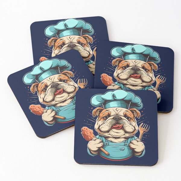 Item preview, Bulldog with a chef style designed and sold by Fahmi Muhamad Naser.