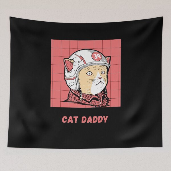 Item preview, Cat Daddy Black Cat Vintage Eighties Style Cat Retro designed and sold by Marting0.