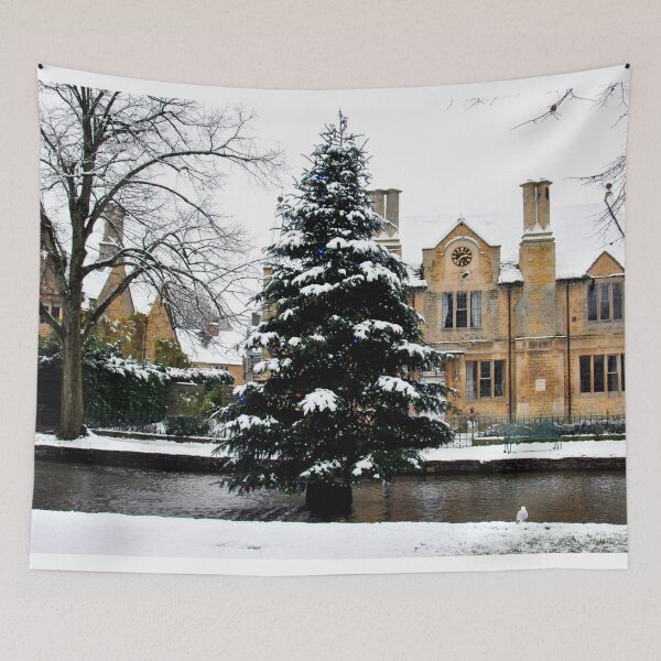 Item preview, Bourton on the Water Christmas Tree Cotswolds designed and sold by AndyEvansPhotos.