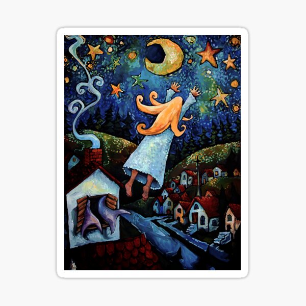 "Dream of Flying" by Chad Elliott Sticker