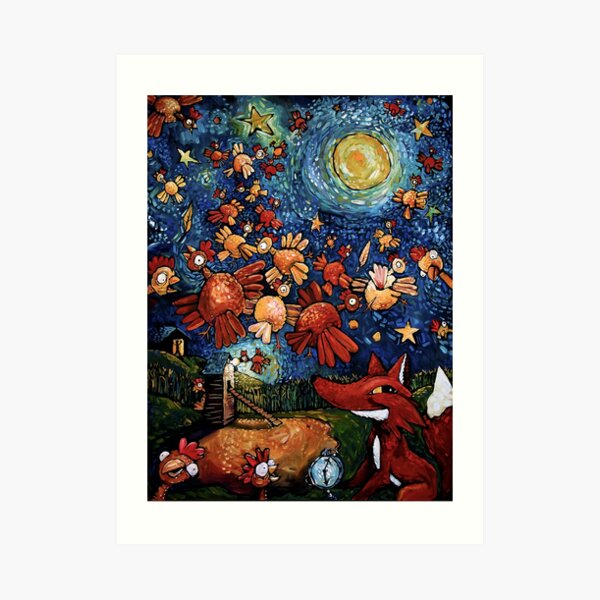 "Chicken Pickin'" by Chad Elliott Art Print
